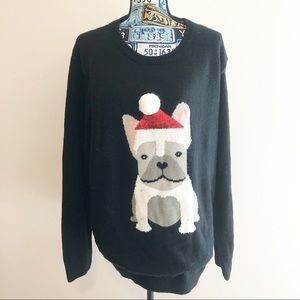 Battery-operated light up Christmas sweater